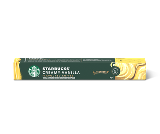 کپسول قهوه طعمدار استارباکس مدل Creamy Vanilla، بسته ۱۰ عددی